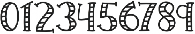 KH Prickles Striped-Regular otf (400) Font OTHER CHARS