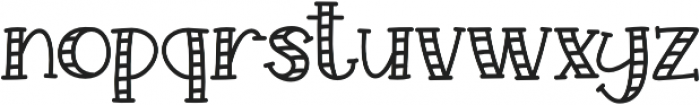 KH Prickles Striped-Regular otf (400) Font LOWERCASE