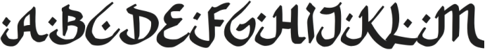 KhabeebRegular otf (400) Font UPPERCASE