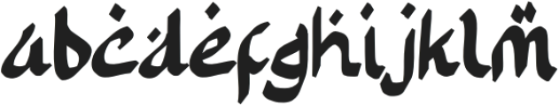 KhabeebRegular otf (400) Font LOWERCASE