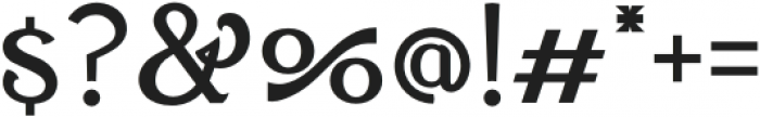 Khaki Bold Sans otf (700) Font OTHER CHARS