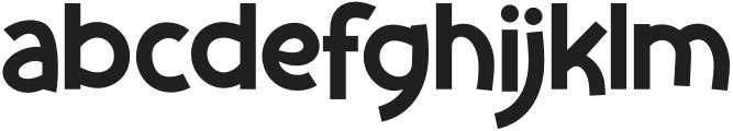 Khakoy-Regular otf (400) Font LOWERCASE