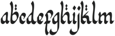 Khalidun Regular ttf (400) Font LOWERCASE