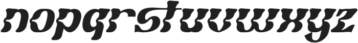 Khalifsa Italic otf (400) Font LOWERCASE
