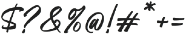 Khalisa Signature otf (400) Font OTHER CHARS