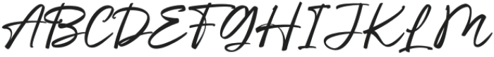 Khalisa Signature otf (400) Font UPPERCASE