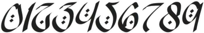 Kharawitah-Italic otf (400) Font OTHER CHARS
