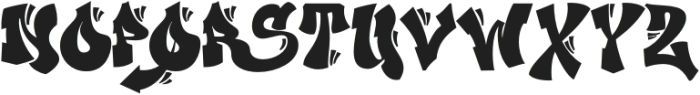 Khengu-Regular otf (400) Font UPPERCASE