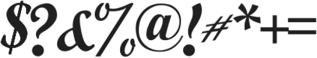 KhimieScript-Bold otf (700) Font OTHER CHARS
