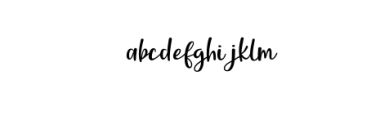 KHJollyBobby-Medium.otf Font LOWERCASE