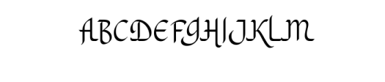 Khodijah.ttf Font UPPERCASE