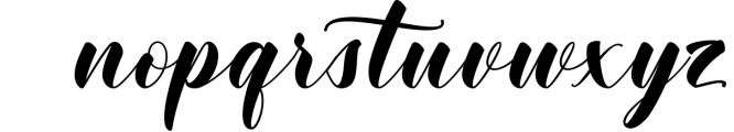 Khinta Script Font LOWERCASE