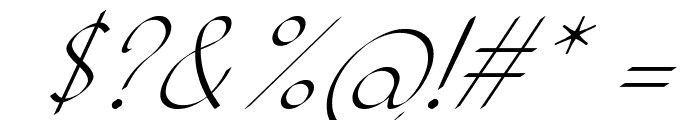 KH Erza Script Italic Font OTHER CHARS