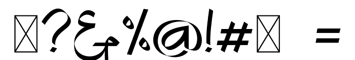 Khafidz Font OTHER CHARS