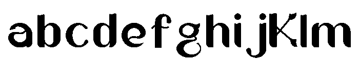 Khallijats Font UPPERCASE
