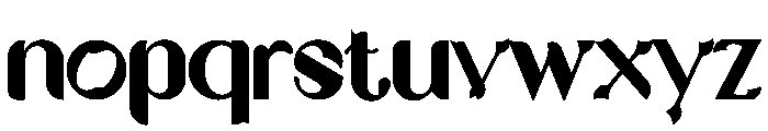 Khallijats Font LOWERCASE