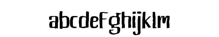 Khasanah Brush Font LOWERCASE