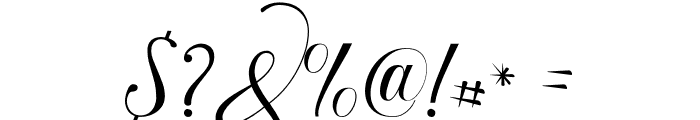 Khatija Calligraphy Font OTHER CHARS