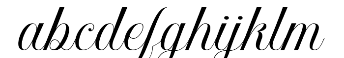 Khatija Calligraphy Font LOWERCASE