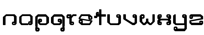 Khmer Bold Font LOWERCASE
