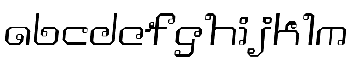 Khmer Italic Font LOWERCASE