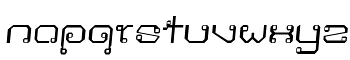 Khmer Italic Font LOWERCASE
