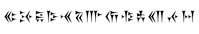 Khosrau Font UPPERCASE