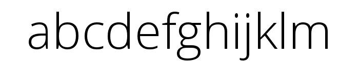 Khula Light Regular Font LOWERCASE