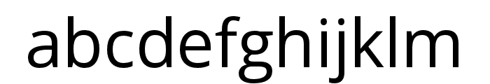 Khula Regular Regular Font LOWERCASE