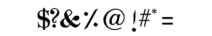 KhushaNuma Regular Font OTHER CHARS