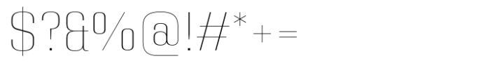 Khaisong Thin Font OTHER CHARS
