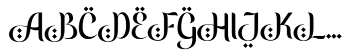 Khalifah Font UPPERCASE