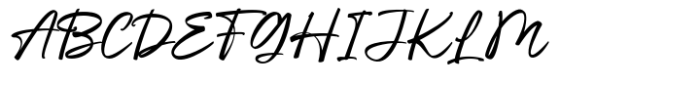 Khalisa Signature Font UPPERCASE