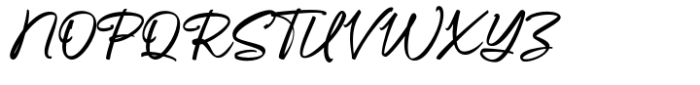 Khalisa Signature Font UPPERCASE