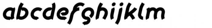 Khamai Pro Bold Italic Font LOWERCASE