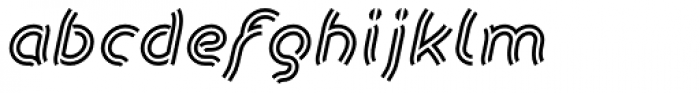 Khamai Pro Rail Italic Font LOWERCASE