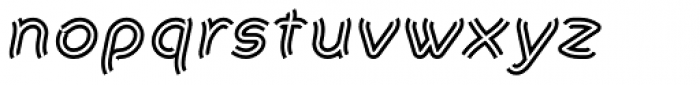 Khamai Pro Rail Italic Font LOWERCASE