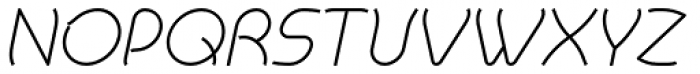 Khamai Pro Thin Italic Font UPPERCASE
