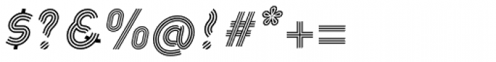 Khamai Pro Tribe Italic Font OTHER CHARS