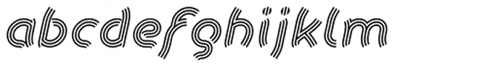Khamai Pro Tribe Italic Font LOWERCASE