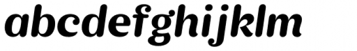KhaoSans Bold Italic Font LOWERCASE