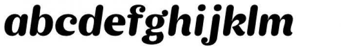 KhaoSans ExtraBold Italic Font LOWERCASE