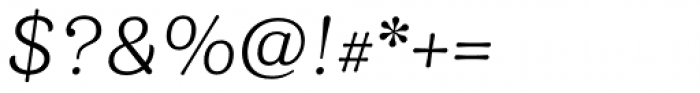 KhaoSans ExtraLight Italic Font OTHER CHARS