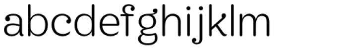 KhaoSans ExtraLight Font LOWERCASE