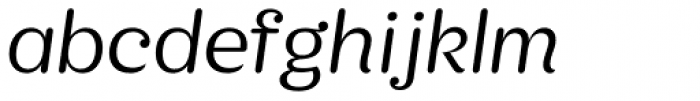 KhaoSans Light Italic Font LOWERCASE