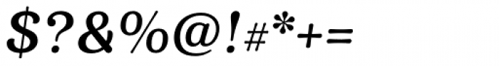 KhaoSans Medium Italic Font OTHER CHARS