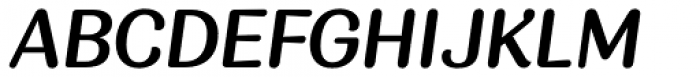 KhaoSans Medium Italic Font UPPERCASE