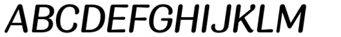 KhaoSans Regular Italic Font UPPERCASE