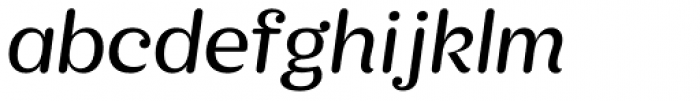 KhaoSans Regular Italic Font LOWERCASE