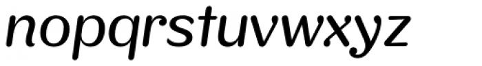 KhaoSans Regular Italic Font LOWERCASE